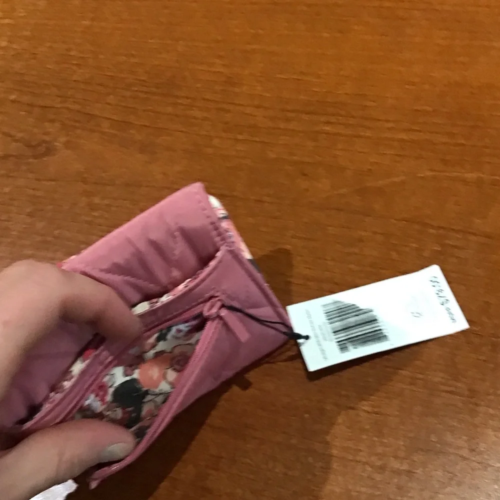 Vera Bradley Pink Quilted Wallet